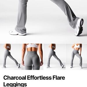 NVGTN NWOT Charcoal Effortless Flare Leggings